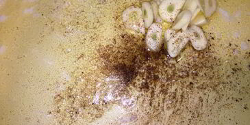 ризотто со шпинатом и козьим сыром