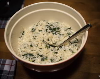 Ризотто со шпинатом