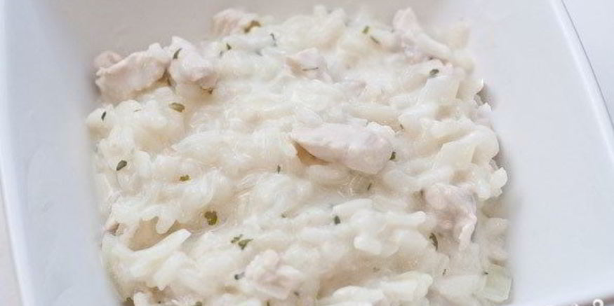 Рецепт ризотто со сливками