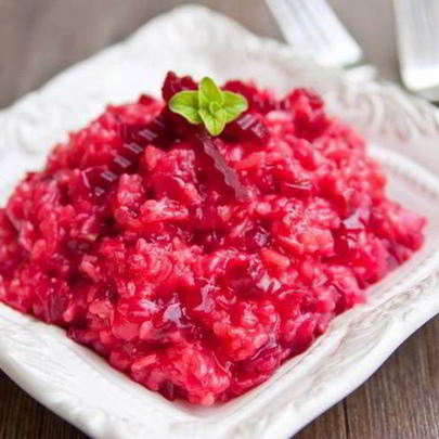 Ризотто со свеклой