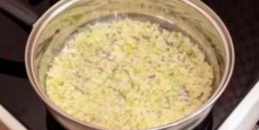 ризотто со свининой