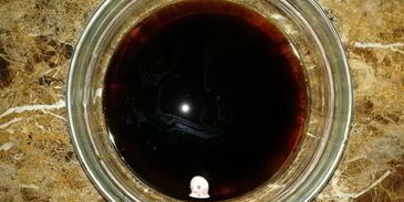 розовое ризотто с белыми грибами