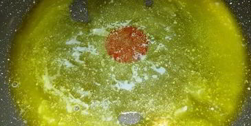 розовое ризотто с белыми грибами