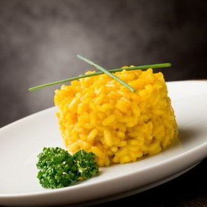 Сливочное ризотто с морковью и пармезаном