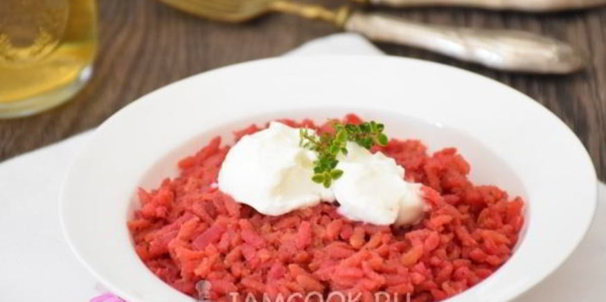 Рецепт свекольного ризотто