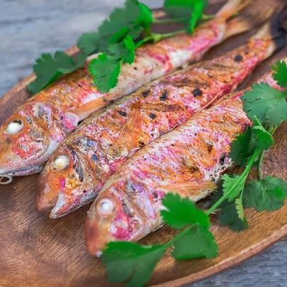 Барабулька на гриле