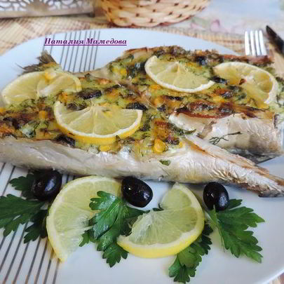 Фаршированная скумбрия Веселье новогоднее