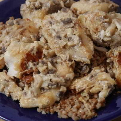 Филе судака под соусом