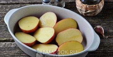 форель с картошкой в духовке