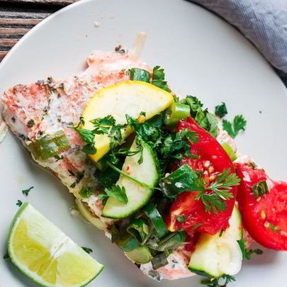 Горбуша в духовке