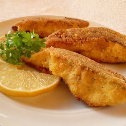 Карп жареный пикантный