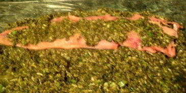 лосось, запеченный в тесте