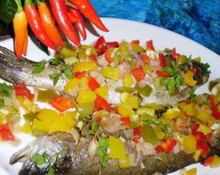 Речная форель в духовке