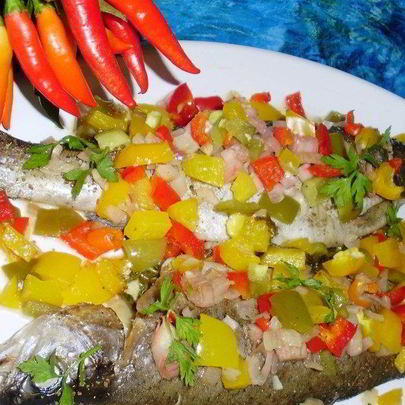 Речная форель в духовке