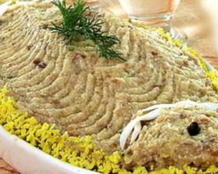 Рубленая сельдь по-татарски