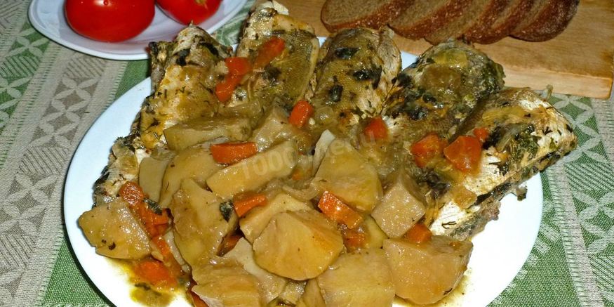 Рецепт рыбы с картошкой в мультиварке