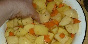 рыба с картошкой в мультиварке