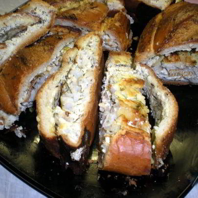 Рыба в батоне