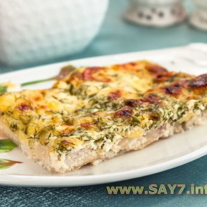 Рыба в сырно-сливочном соусе