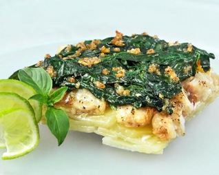 Рыба, запеченная с картофелем