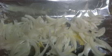 рыба запеченная с овощами