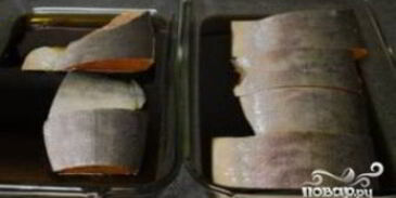 семга на гриле