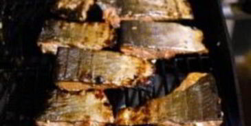 семга на гриле