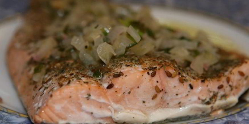 Рецепт семги в пряной приправе