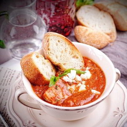 Треска в томатно-винном соусе