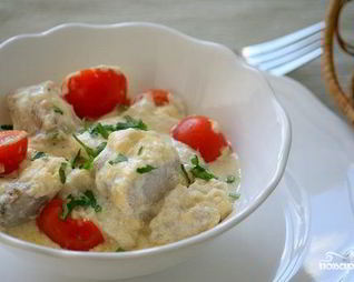 Треска, запеченная в духовке с сыром