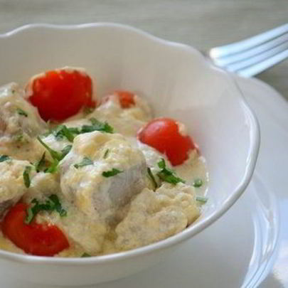 Треска, запеченная в духовке с сыром