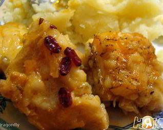 Тушеная рыба с барбарисом