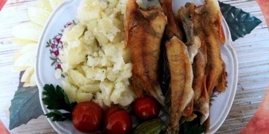 Рецепт жареного окуня