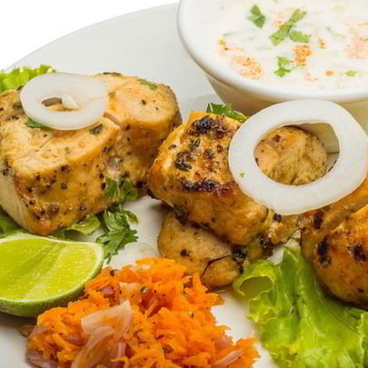 Куриный шашлык с карри