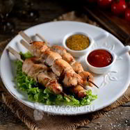 Рецепт Куриного шашлыка в банке в духовке