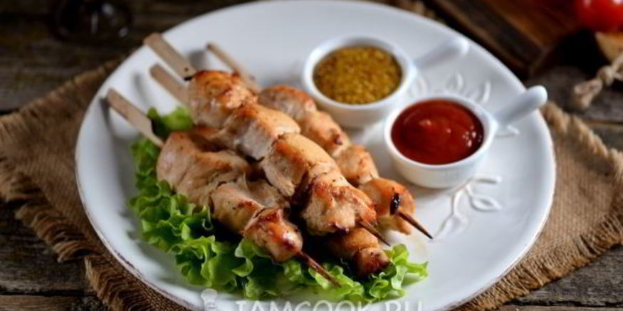 Рецепт куриного шашлыка в банке в духовке