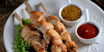 куриный шашлык в банке в духовке