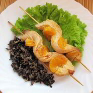 Рецепт Куриных шашлычков с мандаринами