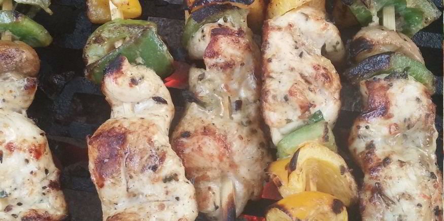 Рецепт куриных шашлычков в соусе барбекю