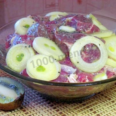 Маринад из киви для шашлыка