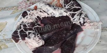 печень в жировой сетке шашлык на мангале