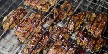 печень в жировой сетке шашлык на мангале