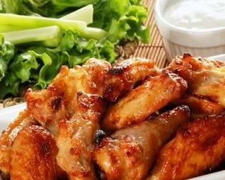 Пикантный шашлык из куриных крылышек