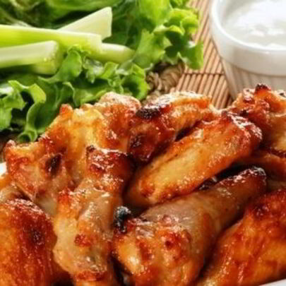 Пикантный шашлык из куриных крылышек