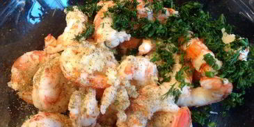 шашлычки из креветок