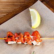 Рецепт Шашлычков из куриного филе с чоризо