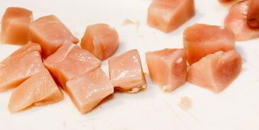 шашлычки из куриного филе с чоризо