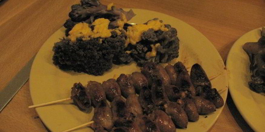 Рецепт шашлычков из куриных сердечек