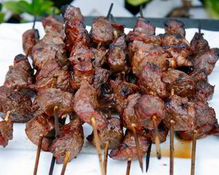 Шашлык из баранины по-грузински