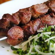 Рецепт Шашлыка из баранины в духовке в рукаве